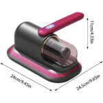 🧼 Fshesë Elektrike UV për Rroba & Shtëpi - Handheld Vacuum pa Kabllo (Anti-Mite) - Figura 3
