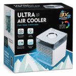❄️ Mini Air Cooler Portativ – Ftohës Ajri me Ujë & Akull (7 Ngjyra LED) - Figura 4