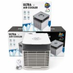 ❄️ Mini Air Cooler Portativ – Ftohës Ajri me Ujë & Akull (7 Ngjyra LED) - Figura 3