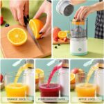 🍊 Shtrydhëse Elektrike për Agrume - Portative me Karikim USB 🔋🍹 - Figura 2