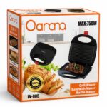 🥪 3 në 1 Sandwich Maker - Grill & Waffle Maker (750W) - Figura 2