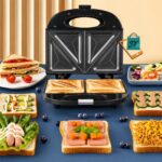 🥪 3 në 1 Sandwich Maker - Grill & Waffle Maker (750W) - Figura 3