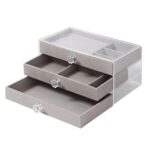 Kuti Elegante për Bizhuteri 3 Nivele - Jewellery Organizer Stil Luksoz 💎✨ - Figura 6