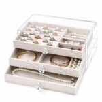 Kuti Elegante për Bizhuteri 3 Nivele - Jewellery Organizer Stil Luksoz 💎✨