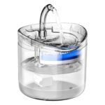 💧🐾Automatik Dispenser Uji për Kafshë 1.8L - Cat & Dog Water Fountain me Filtrim & Pompë Silent (Transparent) - Figura 3