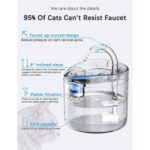 💧🐾Automatik Dispenser Uji për Kafshë 1.8L - Cat & Dog Water Fountain me Filtrim & Pompë Silent (Transparent) - Figura 9